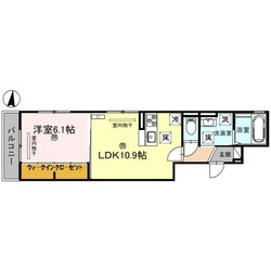 カルム アビタシオン北出島の物件間取画像